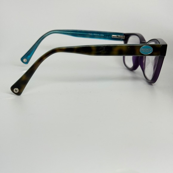 Coach‎ HC 6040 Brooklyn Eyeglasses Dark Tortoise Teal 50-16-135 Frames 22134 main image 6